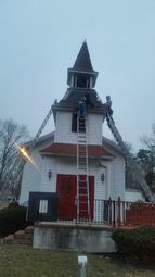 Steeple Replacement at the Faith Bible Church in Jackson, NJ (1)